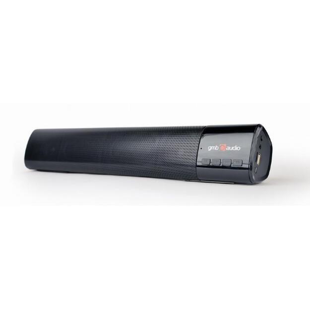 Portable Speaker|GEMBIRD|Portable|Bluetooth|Black|SPK-BT-BAR400-01