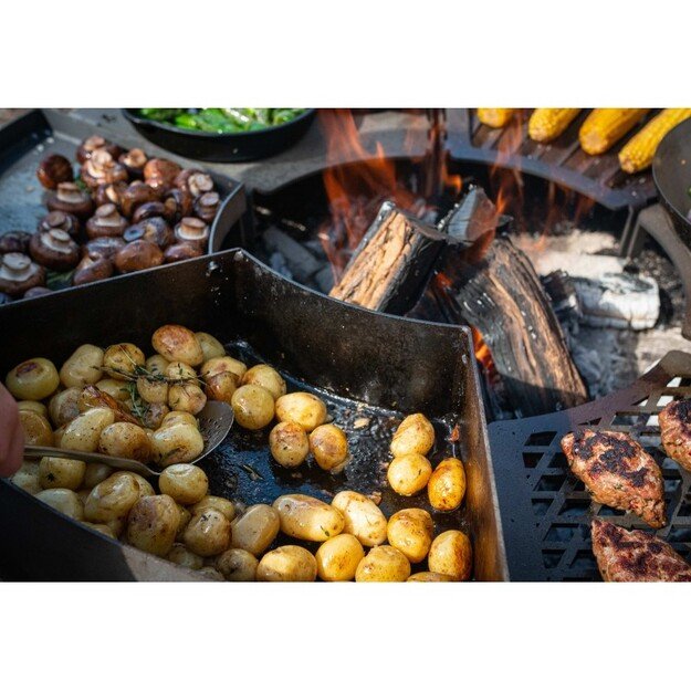 Modulinės Remundi kepsninės keptuvės su sienele modulis 2