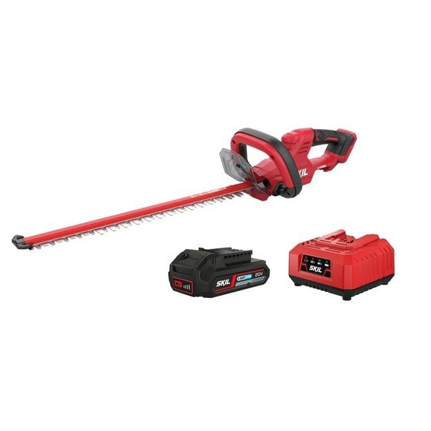 Akumuliatorinės gyvatvorių žirklės Skil GH1E0440AA GH1E0440AA, 18 V, baterija ir įkroviklis komplekt