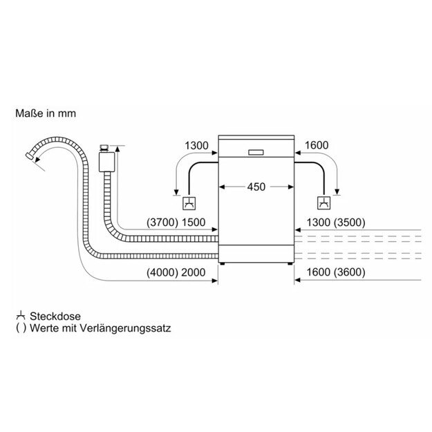 Įmontuojama indaplovė Siemens SR61HX22KE 6