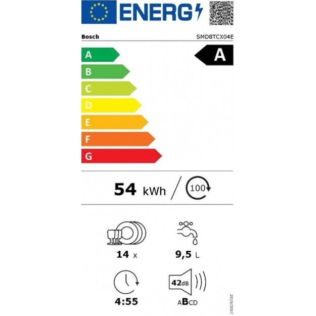 Indaplovė Bosch SMD8TCX04E 4