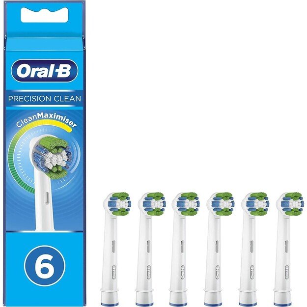 Dantų šepetėlių antgaliai Oral-B Precision 6 vnt