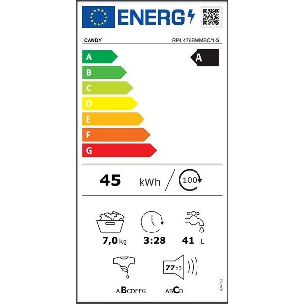 Skalbimo mašina Candy RP4 476BWMBC/1-S 1