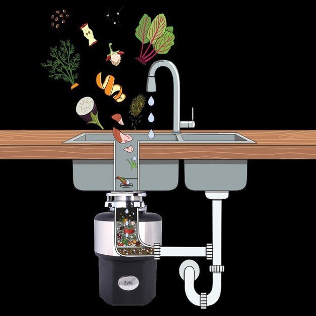Maisto atliekų smulkintuvas ZY750WD 1