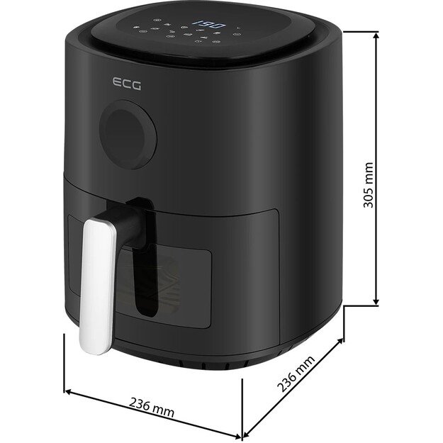 Karšto oro gruzdintuvė ECG AF 4020 9