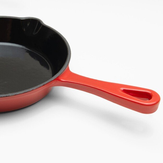 Emaliuota ketaus keptuvėlė GET RED KOPR071PC, 15,5cm 1