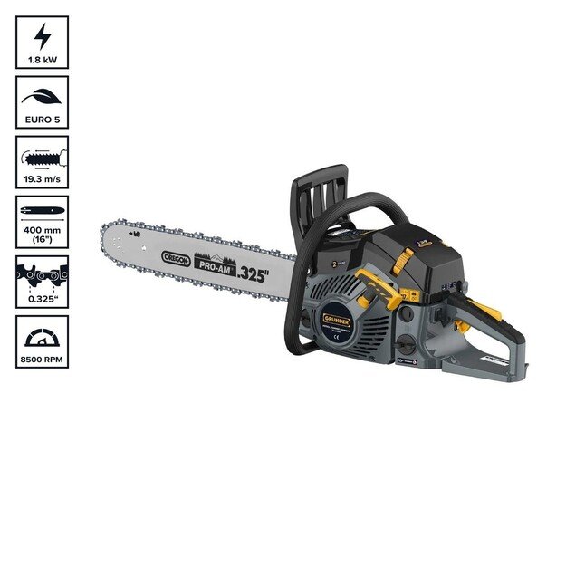 Benzininis grandininis pjūklas Grunder TT-CS5500 1