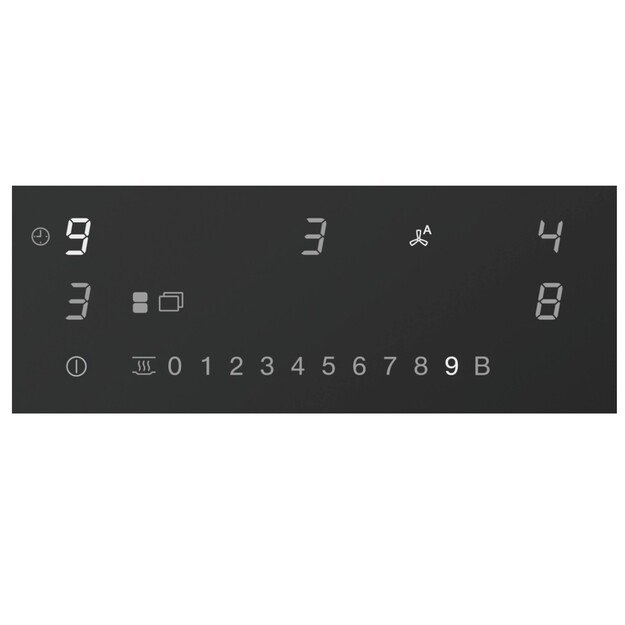 Įmontuojama indukcinė kaitlentė su integruotu gartraukiu Miele KMDA 7876 FL-U 125 Gala Ed, 12383100 2