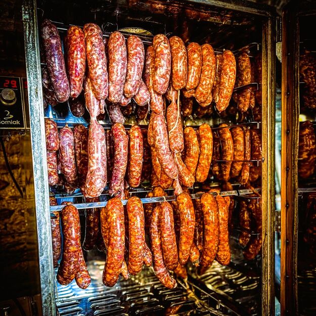 Rūkykla Borniak 150L INOX SIMPLE nerūdijančio plieno+BBQ BBDS-150V1.4 3