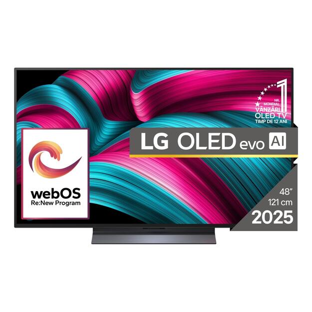 TV Set|LG|48 |OLED/4K/Smart|3840x2160|Wireless LAN|Bluetooth|webOS|Black|OLED48C51LA