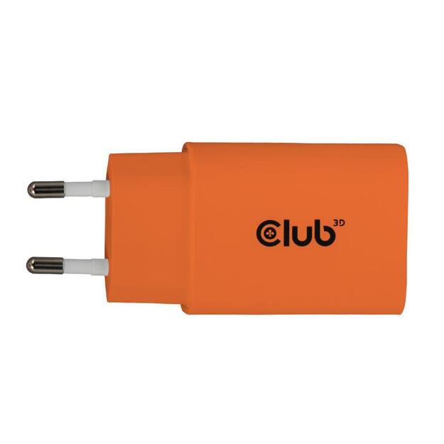 MOBILE CHARGER WALL USB-C/2PK 30W ORANGE CAC-3023 CLUB3D