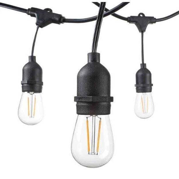 LAMP LED GARLAND GARDEN STRING/E27 10M 03-630 VISIONAL