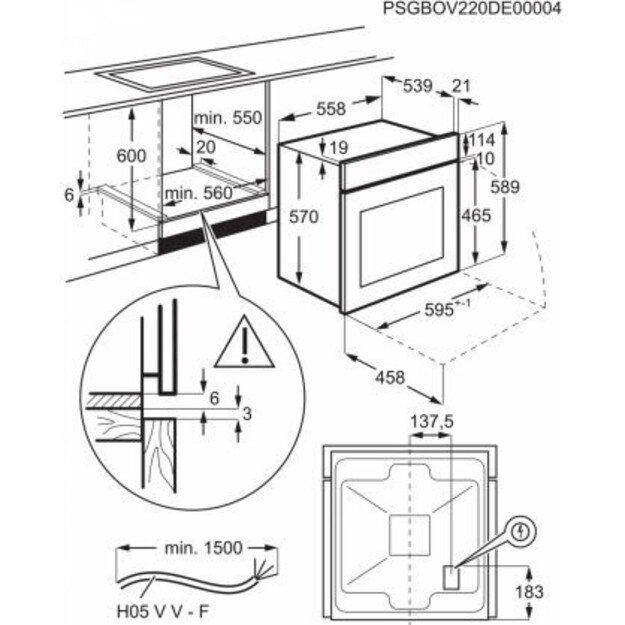 Orkaitė Electrolux EOF6P76BX 7