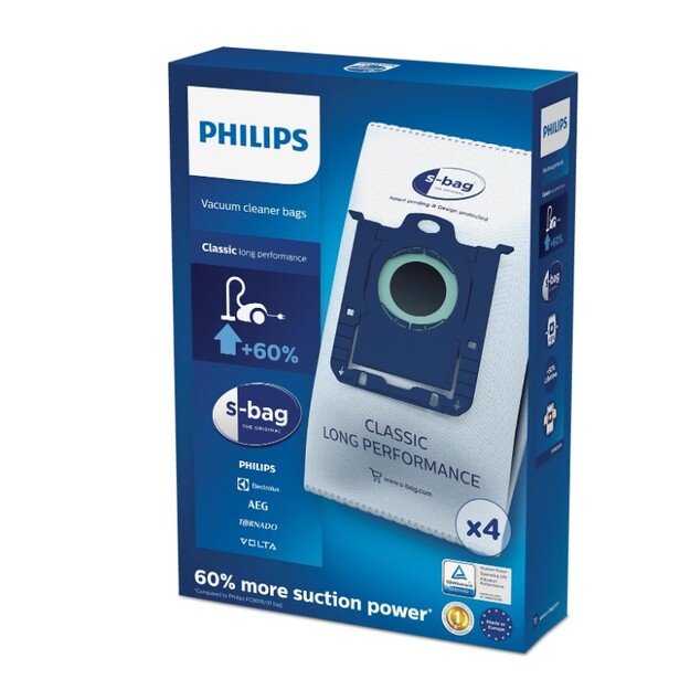 Dulkių siurblių maišeliai Philips „s-bag“ FC8021/03