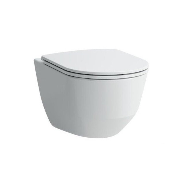 Pakabinamas klozetas Laufen Pro New su dangčiu Pro Rimless 8669570000001, baltas