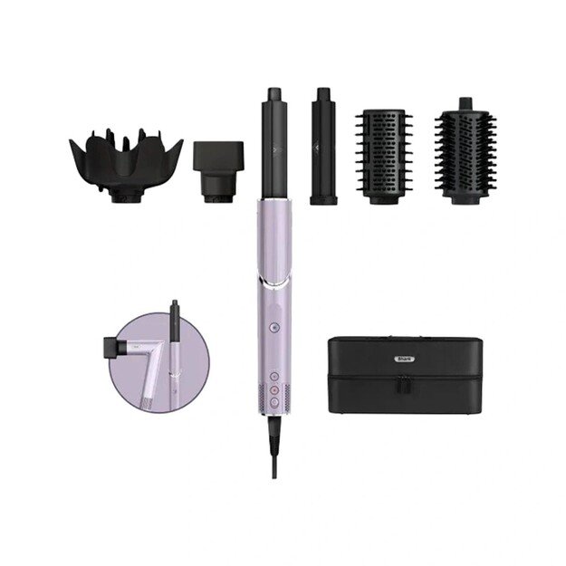 Plaukų formavimo šukos Shark FlexStyle 5-in-1, 1400 W, šviesiai violetinės, HD440PLEU