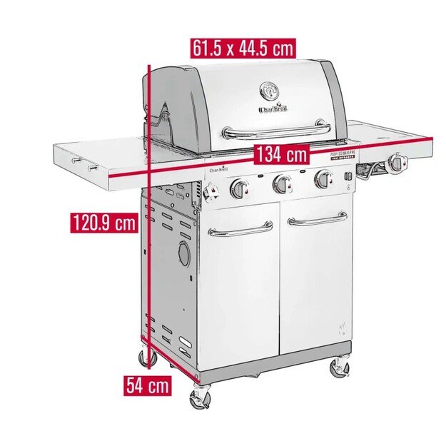 Dujinis grilis Char-Broil Professional Pro S 3 10