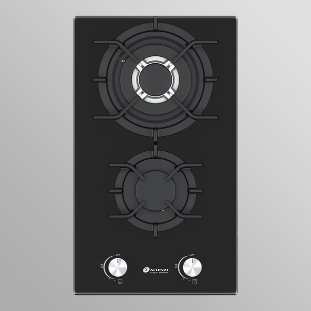 Domino įmontuojama dujinė kaitlentė Allenzi BO30 BLACK