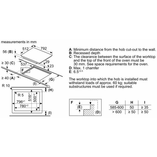 Indukcinė kaitlentė BOSCH PXY801DW4E 6