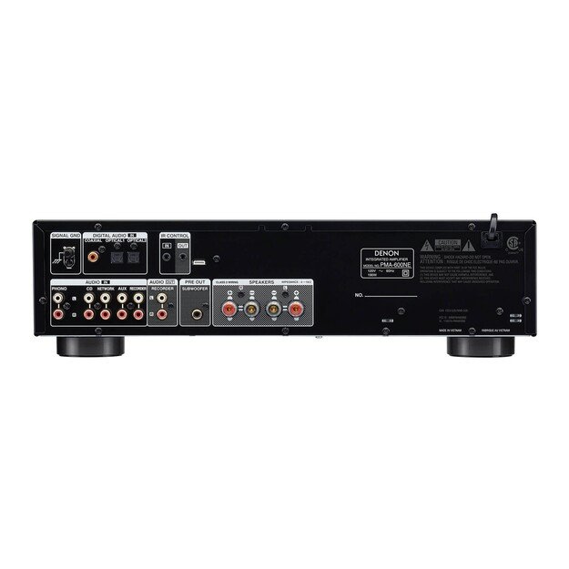 Integruotas stereo stiprintuvas Denon PMA-600NE, juodas 1
