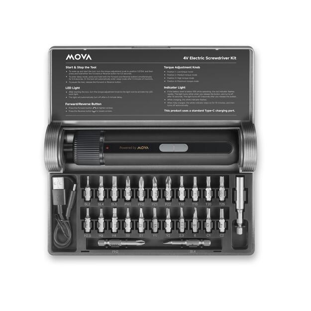 ELECTRIC SCREWDRIVER 4V 8N/MSD008 MOVA